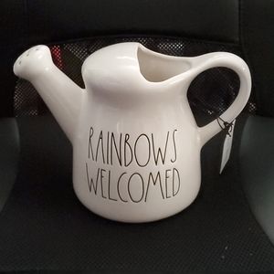 Rae Dunn Rainbows Welcomed Watering Can *New*